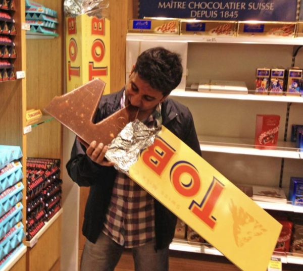 giant toblerone bar