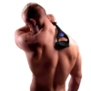 Man shaving back
