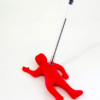 stabbed man pencil holder