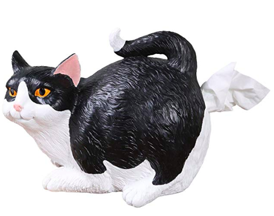 cat butt tissue holder
