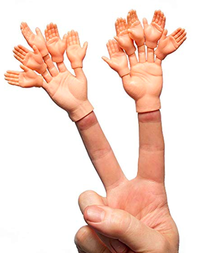 finger hands on finger hands