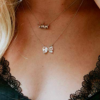 bow tie pasta necklace