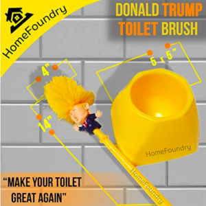 trump toilet brush