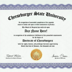 best fake college degree