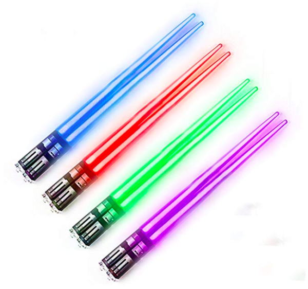 glowing chopsticks