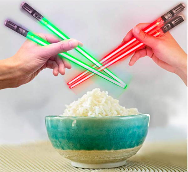 glowing chopsticks