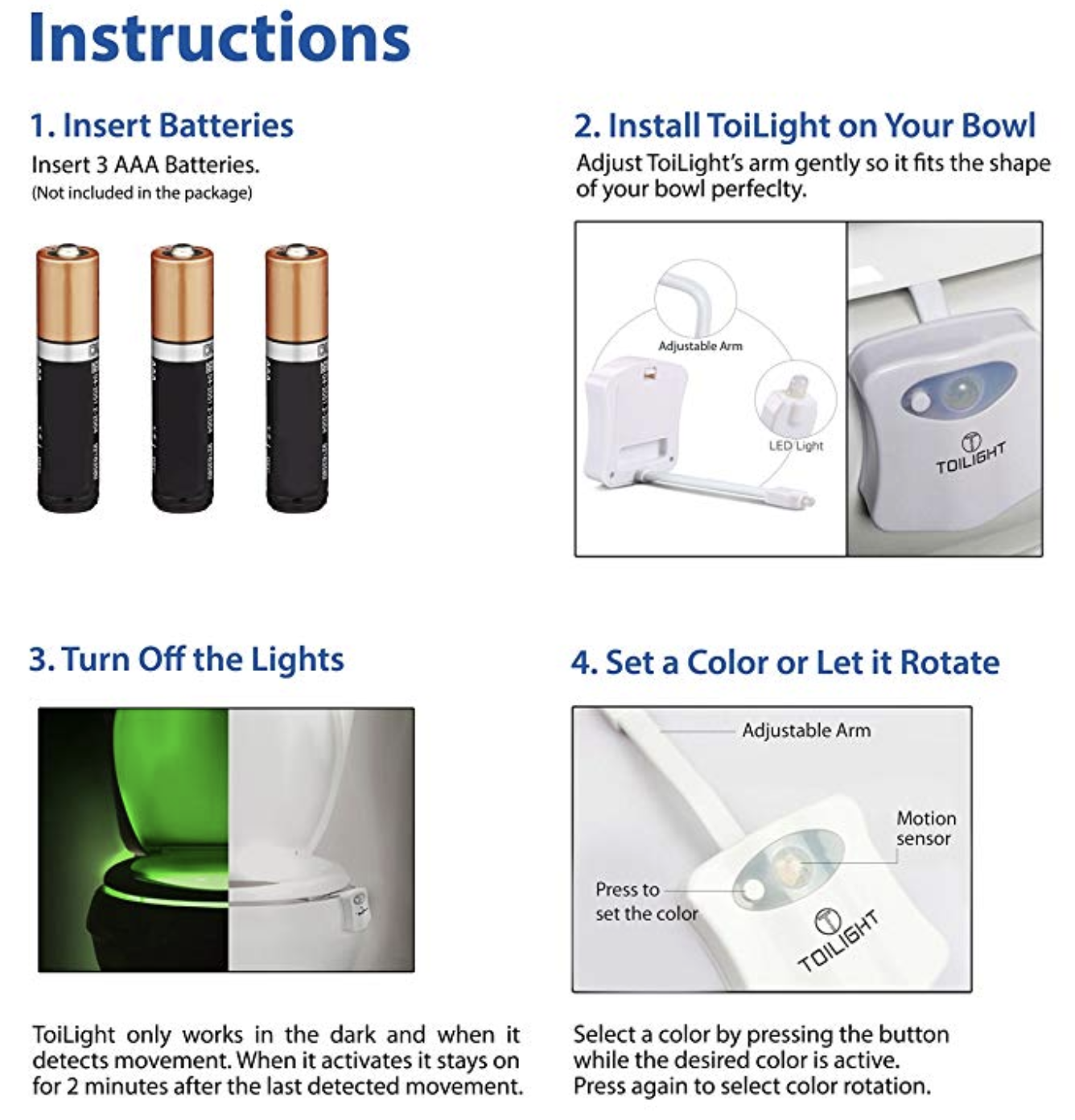 Toilet with Led Light - Useless Things to Buy!