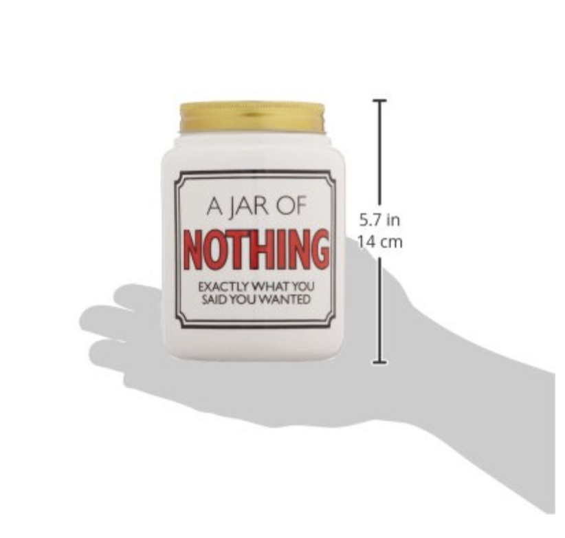 The Jar of Nothing - Useless Things to Buy!