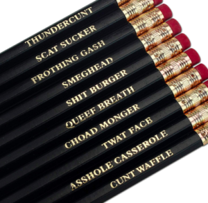 offensive pencils