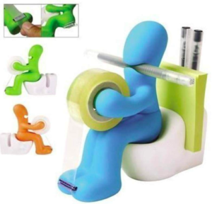 toilet desk organizer