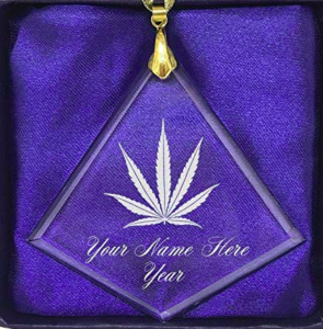 Fancy weed ornament - funny Christmas tree ornaments