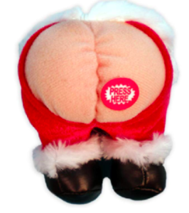 Santa Butt - funny Christmas tree ornaments