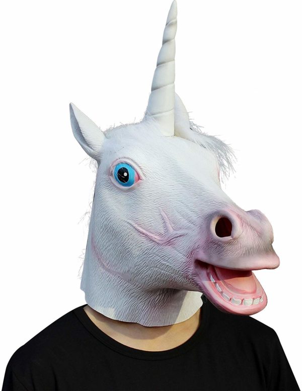 creepy unicorn mask
