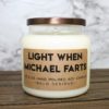 personalized fart candle