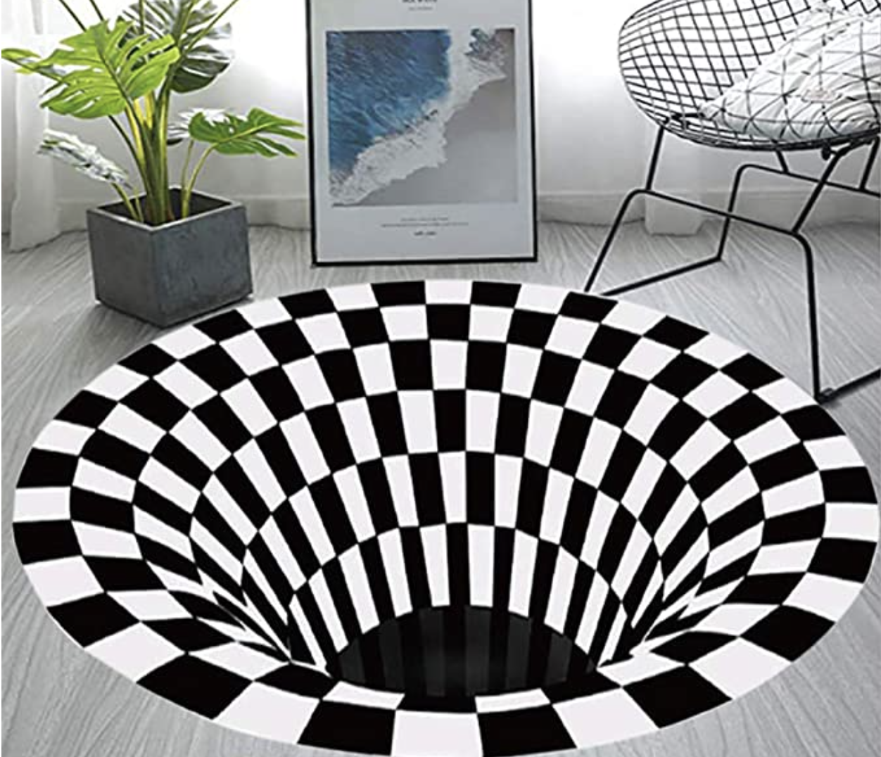 Vortex Illusion Rug - Useless Things to Buy!