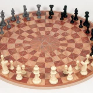 3 man chess board