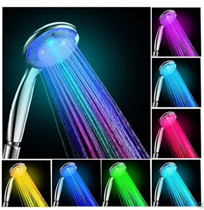 Color Changing Shower Head - Useless Things to Buy!