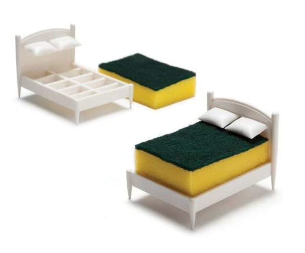 Kitchen sponge outlet holder bed
