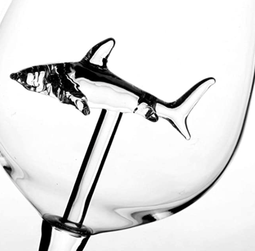 Very cool wine glasses with sharks in them! : r/DidntKnowIWantedThat